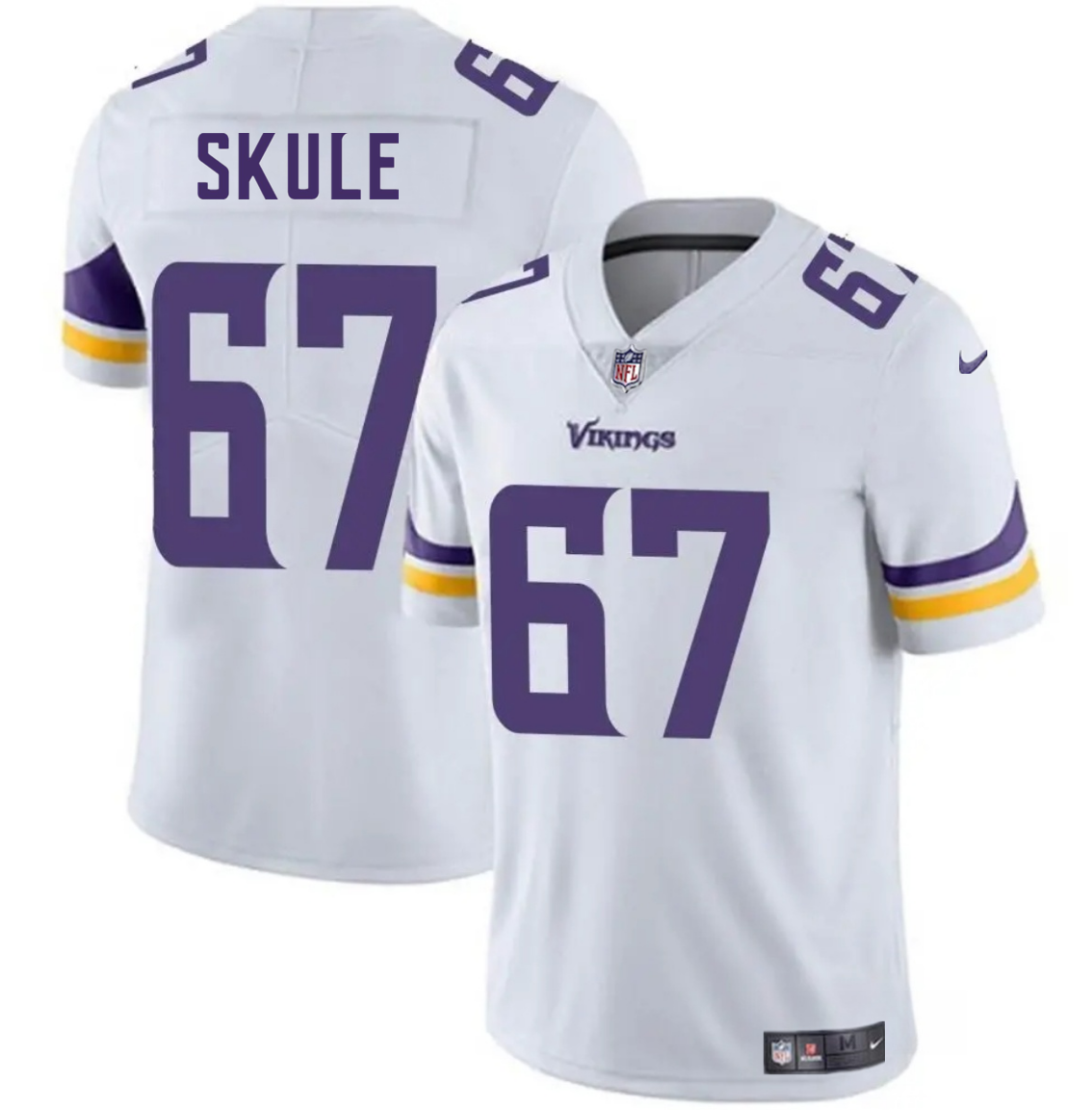 Men's Minnesota Vikings #67 Justin Skule White 2025 Vapor Untouchable Limited Stitched Jersey Men's Minnesota Vikings #67 Justin Skule White 2025 Vapor Untouchable Limited Stitched Jersey