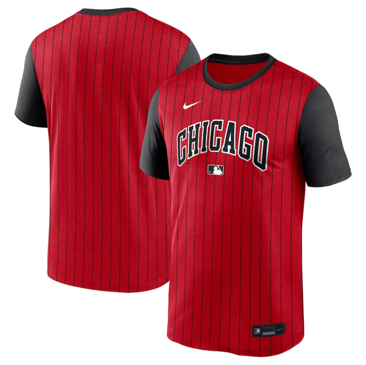 Men's Chicago White Sox Red/Black 2025 City Connect Performance T-Shirt Men's Chicago White Sox Red/Black 2025 City Connect Performance T-Shirt