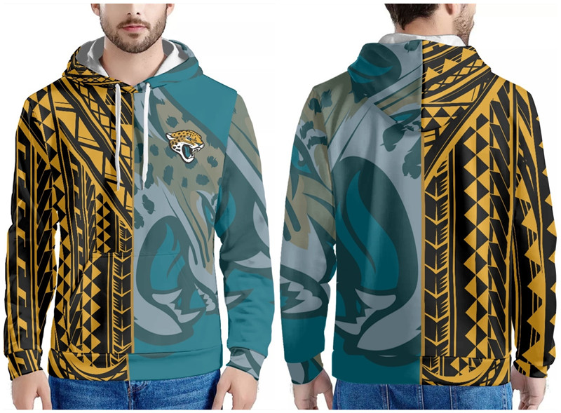 Men's Jacksonville Jaguars Teal/Black/Gold Pullover Hoodie Men's Jacksonville Jaguars Teal/Black/Gold Pullover Hoodie