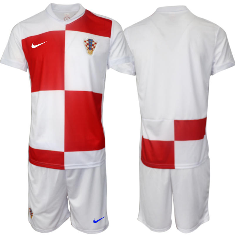 Men's Colombia Team Custom White/Red 2024-25 Home Soccer Jersey Suit