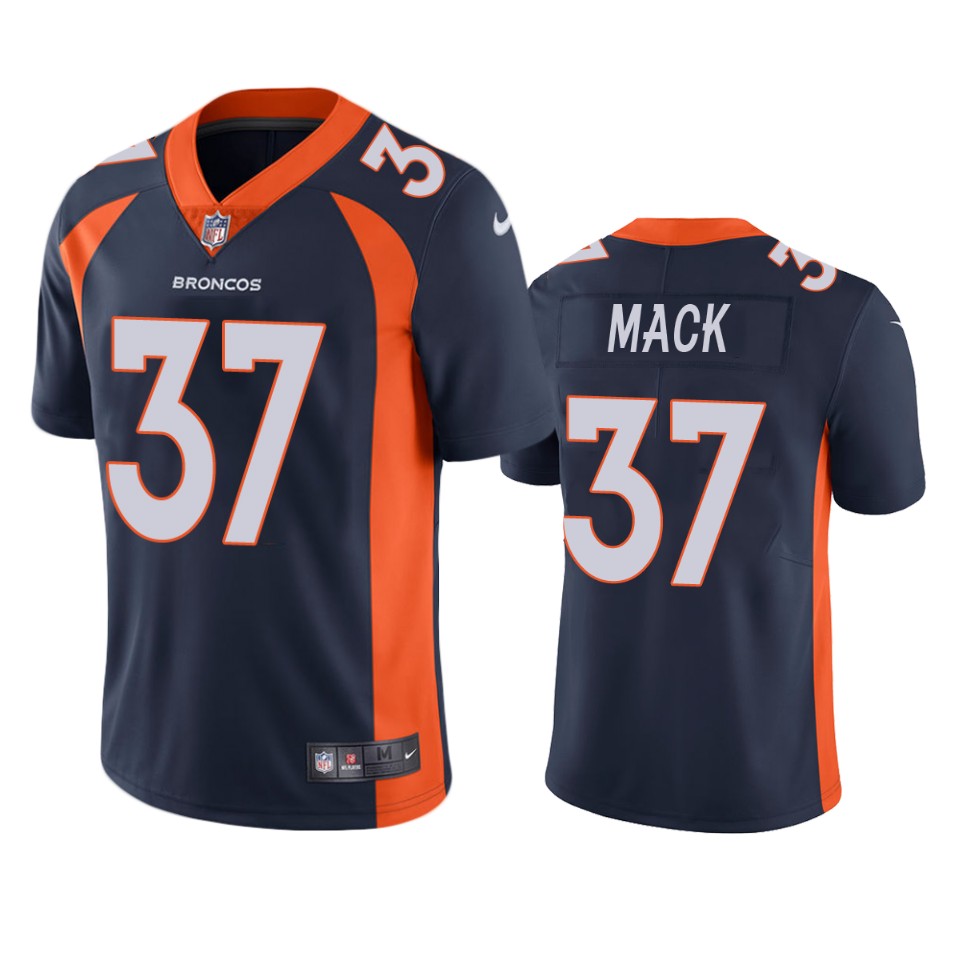 Men's Denver Broncos #37 Marlon Mack Navy Vapor Untouchable Stitched Jersey Men's Denver Broncos #37 Marlon Mack Navy Vapor Untouchable Stitched Jersey