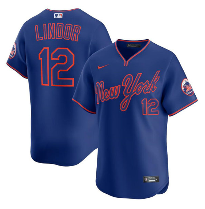 Men's New York Mets Active Player Custom Royal 2025 Limited Stitched Baseball Jersey Men's New York Mets Active Player Custom Royal 2025 Limited Stitched Baseball Jersey