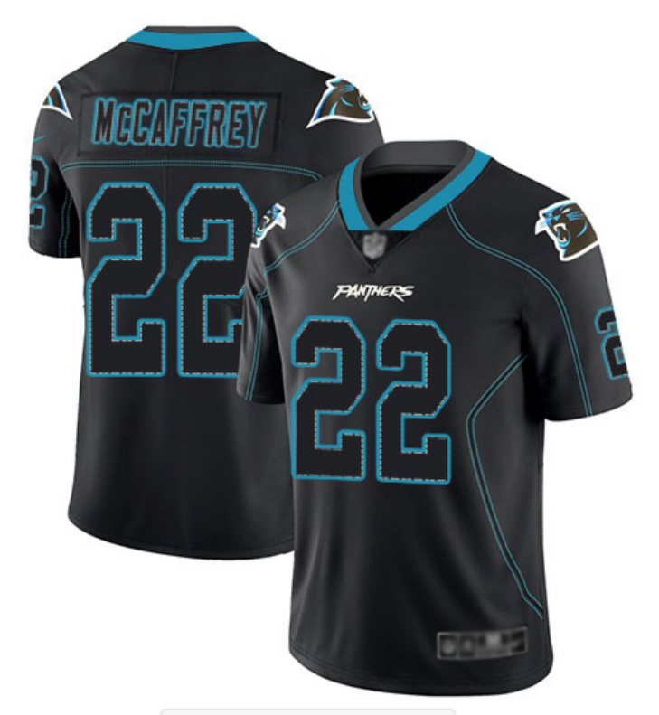 Men's Carolina Panthers Customized Black Lights Out Color Rush Limited Stitched Jersey Men's Carolina Panthers Customized Black Lights Out Color Rush Limited Stitched Jersey