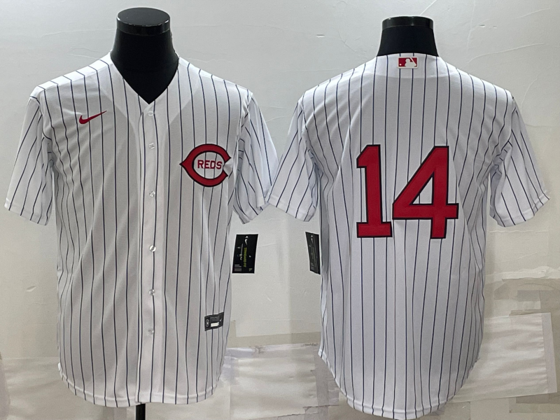 Men's Cincinnati Reds #14 Pete Rose 2022 White Field Of Dreams Stitched Baseball Jersey