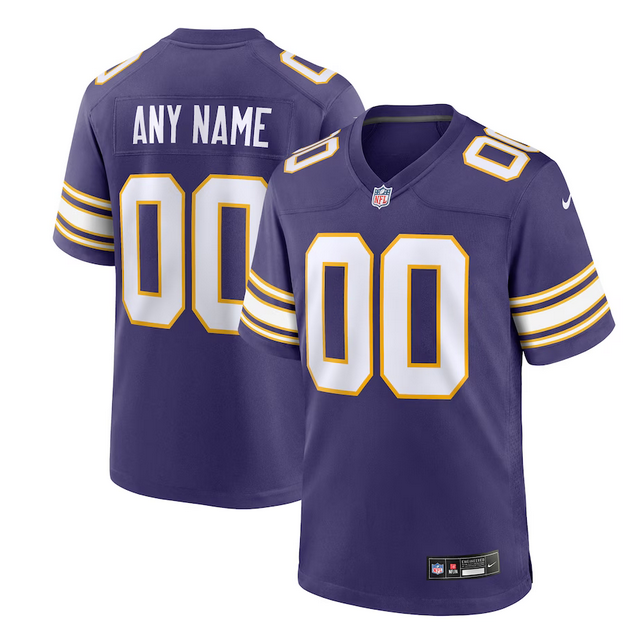 Men's Minnesota Vikings Active Player Custom Purple 2023 Limited Stitched Jersey Men's Minnesota Vikings Active Player Custom Purple 2023 Limited Stitched Jersey