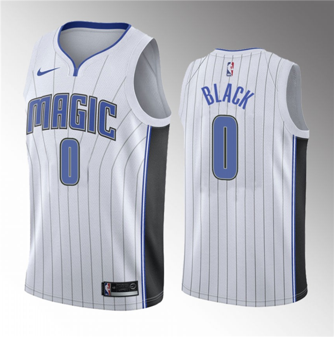 Men's Orlando Magic #0 Anthony Black White 2023 Draft Association Edition Stitched Basketball Jersey Men's Orlando Magic #0 Anthony Black White 2023 Draft Association Edition Stitched Basketball Jersey