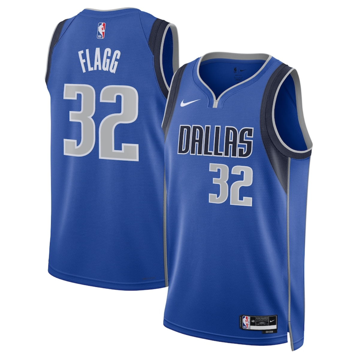 Men's Dallas Mavericks #32 Cooper Flagg Blue 2025 Draft Icon Edition Stitched Basketball Jersey Men's Dallas Mavericks #32 Cooper Flagg Blue 2025 Draft Icon Edition Stitched Basketball Jersey