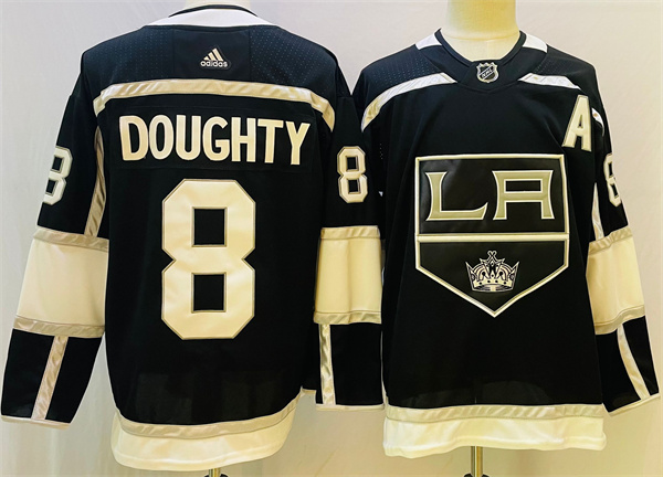 Men's Los Angeles Kings #8 Drew Doughty Black Stitched Jersey Men's Los Angeles Kings #8 Drew Doughty Black Stitched Jersey