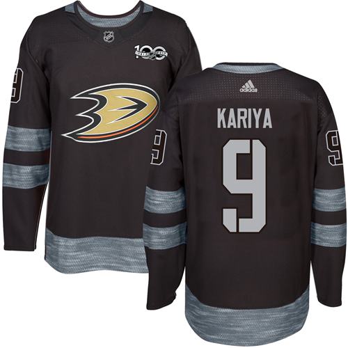 Adidas Ducks #9 Paul Kariya Black 1917-2017 100th Anniversary Stitched NHL Jersey Adidas Ducks #9 Paul Kariya Black 1917-2017 100th Anniversary Stitched NHL Jersey