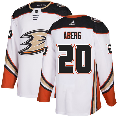 Adidas Ducks #20 Pontus Aberg White Road Authentic Stitched NHL Jersey Adidas Ducks #20 Pontus Aberg White Road Authentic Stitched NHL Jersey