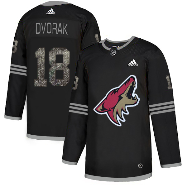 Adidas Coyotes #18 Christian Dvorak Black Authentic Classic Stitched NHL Jersey Adidas Coyotes #18 Christian Dvorak Black Authentic Classic Stitched NHL Jersey