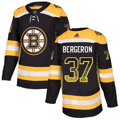Adidas Bruins #37 Patrice Bergeron Black Home Authentic Drift Fashion Stitched NHL Jersey Adidas Bruins #37 Patrice Bergeron Black Home Authentic Drift Fashion Stitched NHL Jersey