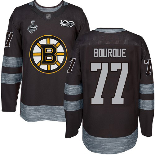 Adidas Bruins #77 Ray Bourque Black 1917-2017 100th Anniversary Stanley Cup Final Bound Stitched NHL Jersey Adidas Bruins #77 Ray Bourque Black 1917-2017 100th Anniversary Stanley Cup Final Bound Stitched NHL Jersey