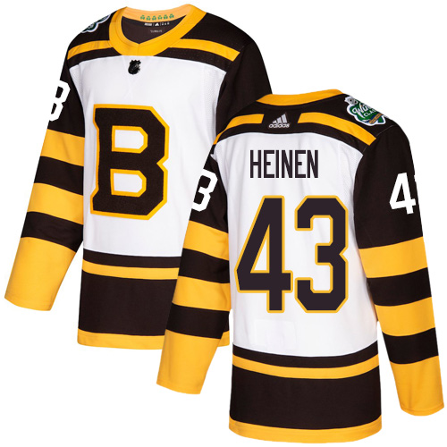 Adidas Bruins #43 Danton Heinen White Authentic 2019 Winter Classic Stitched NHL Jersey Adidas Bruins #43 Danton Heinen White Authentic 2019 Winter Classic Stitched NHL Jersey