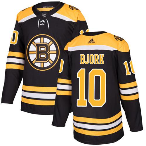 Adidas Bruins #10 Anders Bjork Black Home Authentic Stitched NHL Jersey Adidas Bruins #10 Anders Bjork Black Home Authentic Stitched NHL Jersey