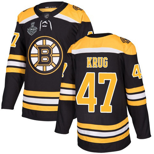 Adidas Bruins #47 Torey Krug Black Home Authentic Stanley Cup Final Bound Stitched NHL Jersey Adidas Bruins #47 Torey Krug Black Home Authentic Stanley Cup Final Bound Stitched NHL Jersey