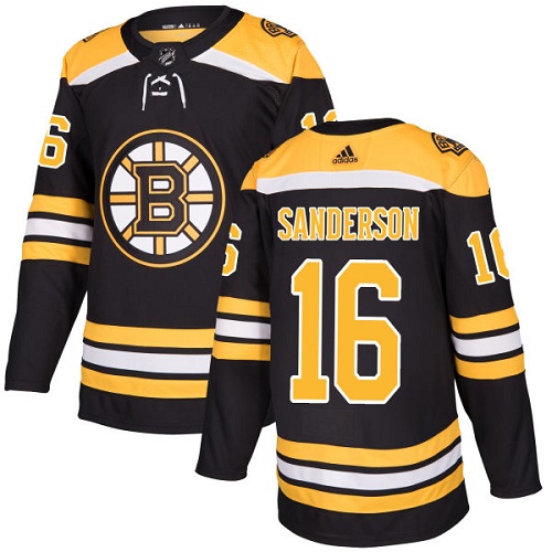 Adidas Bruins #16 Derek Sanderson Black Home Authentic Stitched NHL Jersey Adidas Bruins #16 Derek Sanderson Black Home Authentic Stitched NHL Jersey