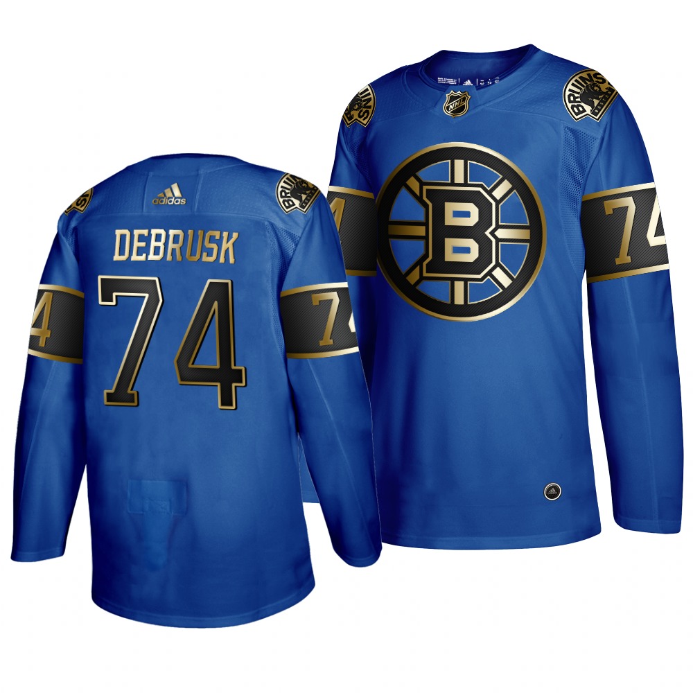 Adidas Bruins #74 Jake Debrusk 2019 Father's Day Black Golden Men's Authentic NHL Jersey Royal Adidas Bruins #74 Jake Debrusk 2019 Father's Day Black Golden Men's Authentic NHL Jersey Royal