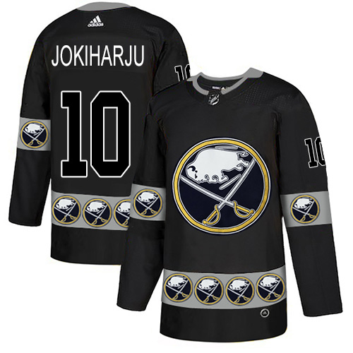 Adidas Sabres #10 Henri Jokiharju Black Authentic Team Logo Fashion Stitched NHL Jersey Adidas Sabres #10 Henri Jokiharju Black Authentic Team Logo Fashion Stitched NHL Jersey