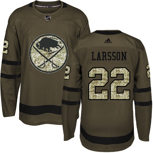 Adidas Sabres #22 Johan Larsson Green Salute to Service Stitched NHL Jersey Adidas Sabres #22 Johan Larsson Green Salute to Service Stitched NHL Jersey