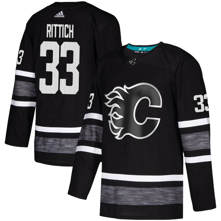Adidas Flames #33 David Rittich Black 2019 All-Star Game Parley Authentic Stitched NHL Jersey Adidas Flames #33 David Rittich Black 2019 All-Star Game Parley Authentic Stitched NHL Jersey