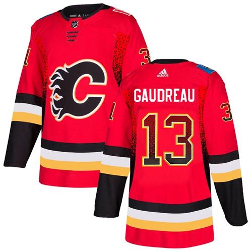 Adidas Flames #13 Johnny Gaudreau Red Home Authentic Drift Fashion Stitched NHL Jersey Adidas Flames #13 Johnny Gaudreau Red Home Authentic Drift Fashion Stitched NHL Jersey