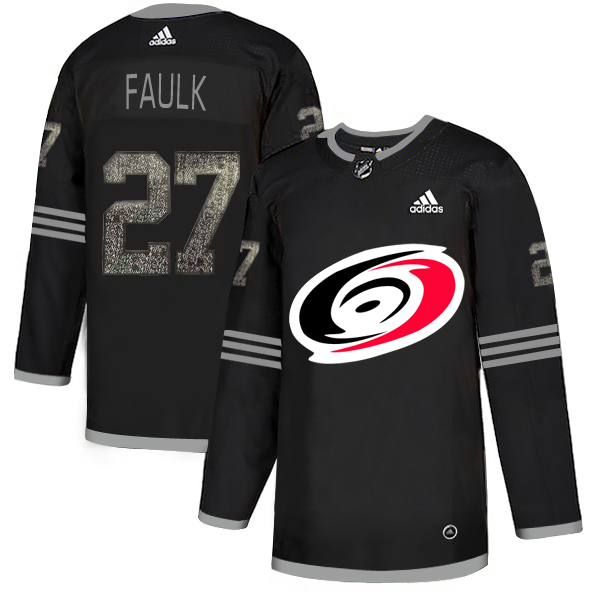 Adidas Hurricanes #27 Justin Faulk Black Authentic Classic Stitched NHL Jersey Adidas Hurricanes #27 Justin Faulk Black Authentic Classic Stitched NHL Jersey