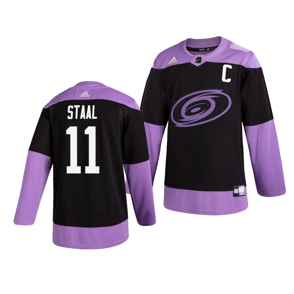 Carolina Hurricanes #11 Jordan Staal Adidas Men's Hockey Fights Cancer Practice NHL Jersey Black Carolina Hurricanes #11 Jordan Staal Adidas Men's Hockey Fights Cancer Practice NHL Jersey Black