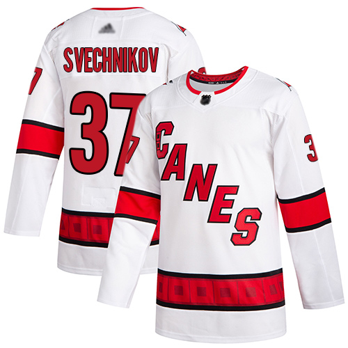 Adidas Hurricanes #37 Andrei Svechnikov White Road Authentic Stitched NHL Jersey Adidas Hurricanes #37 Andrei Svechnikov White Road Authentic Stitched NHL Jersey