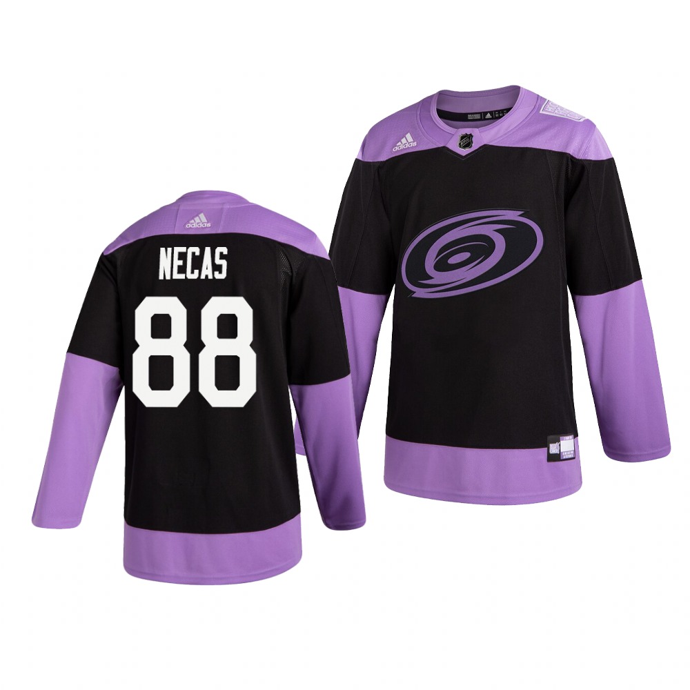 Carolina Hurricanes #88 Martin Necas Adidas Men's Hockey Fights Cancer Practice NHL Jersey Black Carolina Hurricanes #88 Martin Necas Adidas Men's Hockey Fights Cancer Practice NHL Jersey Black