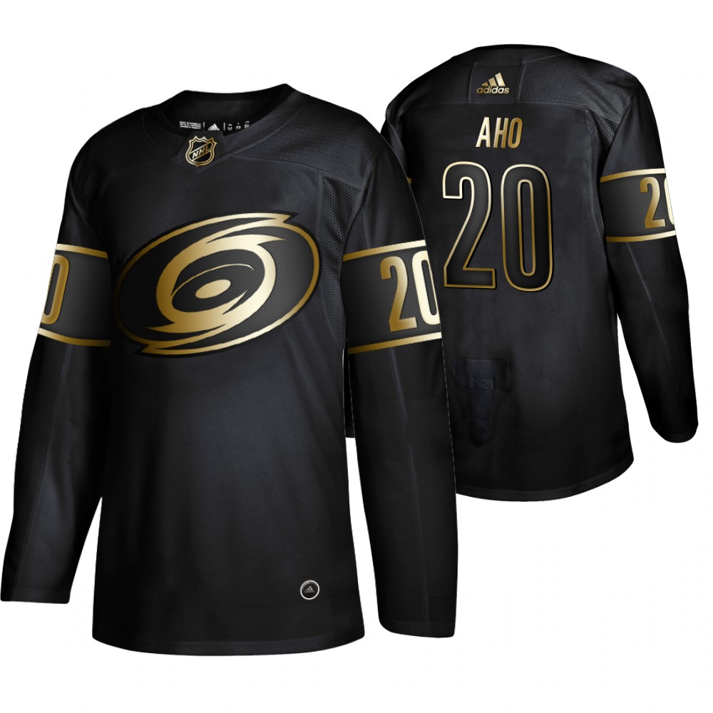 Adidas Hurricanes #20 Sebastian Aho Men's 2019 Black Golden Edition Authentic Stitched NHL Jersey Adidas Hurricanes #20 Sebastian Aho Men's 2019 Black Golden Edition Authentic Stitched NHL Jersey