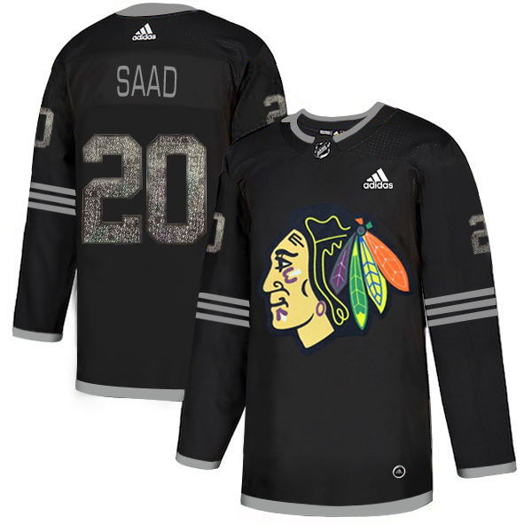Adidas Blackhawks #20 Brandon Saad Black Authentic Classic Stitched NHL Jersey Adidas Blackhawks #20 Brandon Saad Black Authentic Classic Stitched NHL Jersey