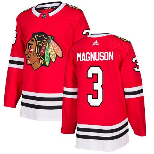 Adidas Blackhawks #3 Keith Magnuson Red Home Authentic Stitched NHL Jersey Adidas Blackhawks #3 Keith Magnuson Red Home Authentic Stitched NHL Jersey