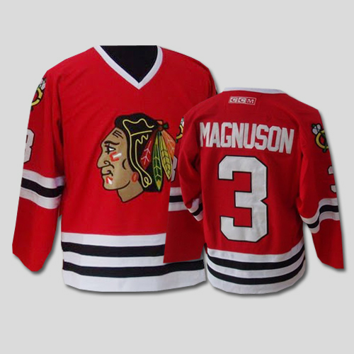 Blackhawks #3 Keith Magnuson CCM Throwback Stitched Red NHL Jersey Blackhawks #3 Keith Magnuson CCM Throwback Stitched Red NHL Jersey