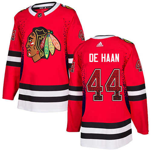 Adidas Blackhawks #44 Calvin De Haan Red Home Authentic Drift Fashion Stitched NHL Jersey Adidas Blackhawks #44 Calvin De Haan Red Home Authentic Drift Fashion Stitched NHL Jersey