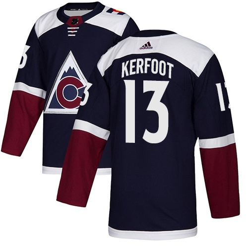 Adidas Avalanche #13 Alexander Kerfoot Navy Alternate Authentic Stitched NHL Jersey Adidas Avalanche #13 Alexander Kerfoot Navy Alternate Authentic Stitched NHL Jersey