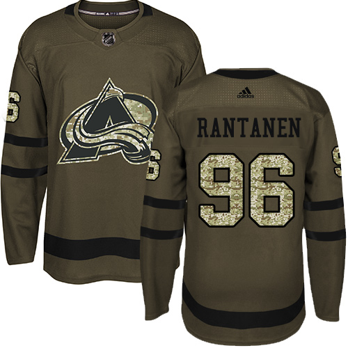 Adidas Avalanche #96 Mikko Rantanen Green Salute to Service Stitched NHL Jersey Adidas Avalanche #96 Mikko Rantanen Green Salute to Service Stitched NHL Jersey
