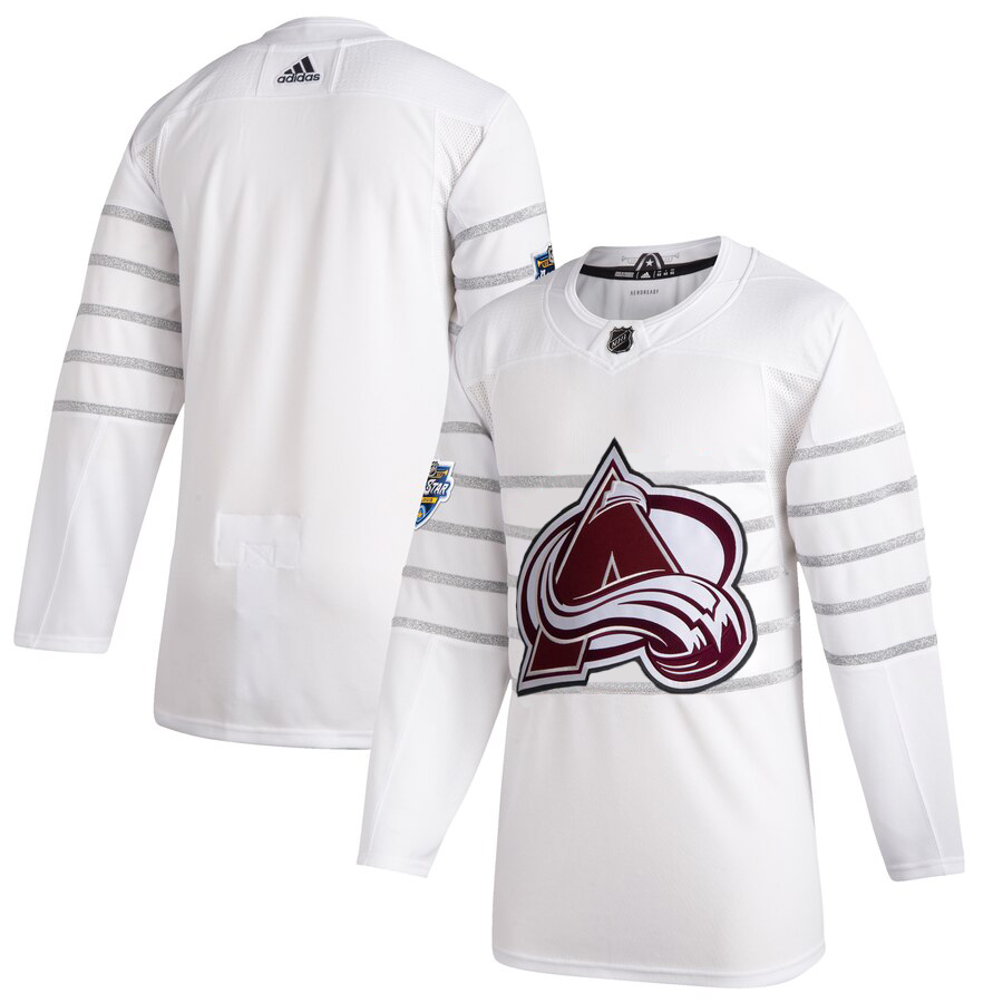 Men's Colorado Avalanche Adidas White 2020 NHL All-Star Game Authentic Jersey Men's Colorado Avalanche Adidas White 2020 NHL All-Star Game Authentic Jersey