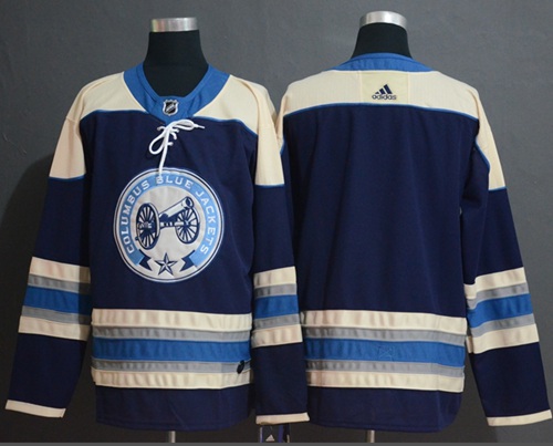 Adidas Blue Jackets Blank Navy Alternate Authentic Stitched NHL Jersey Adidas Blue Jackets Blank Navy Alternate Authentic Stitched NHL Jersey