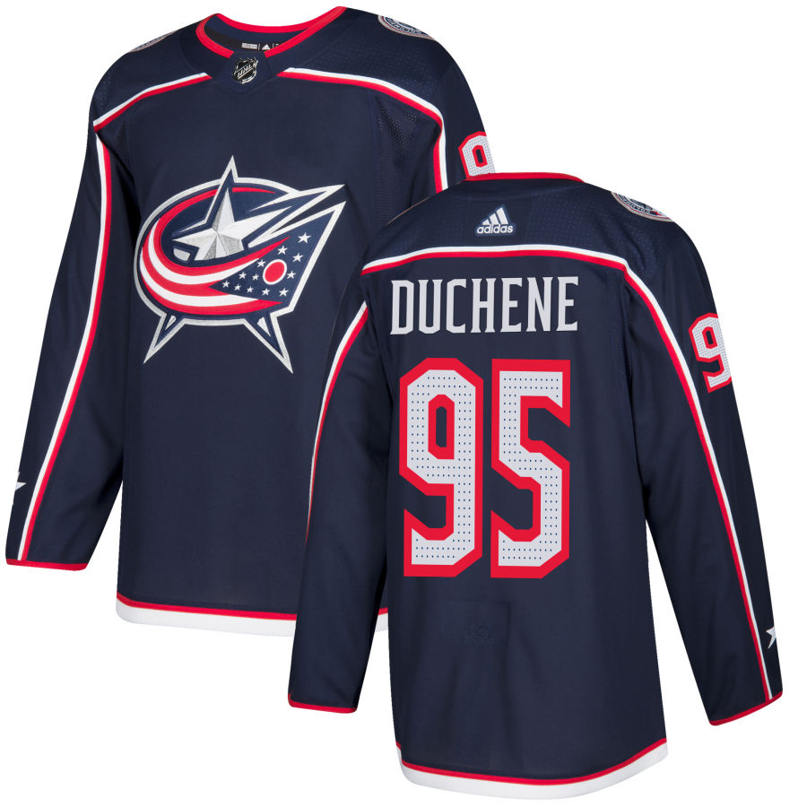 Adidas Blue Jackets #95 Matt Duchene Navy Blue Home Authentic Stitched NHL Jersey Adidas Blue Jackets #95 Matt Duchene Navy Blue Home Authentic Stitched NHL Jersey