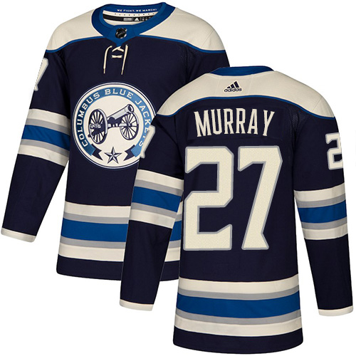 Adidas Blue Jackets #27 Ryan Murray Navy Blue Alternate Authentic Stitched NHL Jersey Adidas Blue Jackets #27 Ryan Murray Navy Blue Alternate Authentic Stitched NHL Jersey