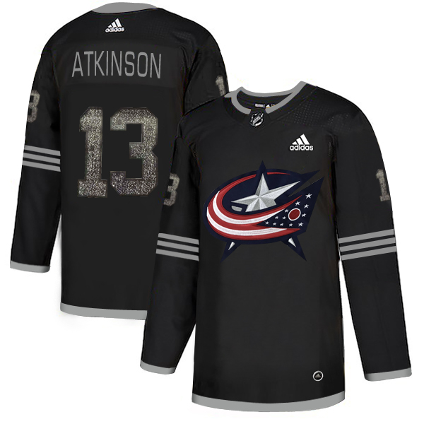 Adidas Blue Jackets #13 Cam Atkinson Black Authentic Classic Stitched NHL Jersey Adidas Blue Jackets #13 Cam Atkinson Black Authentic Classic Stitched NHL Jersey