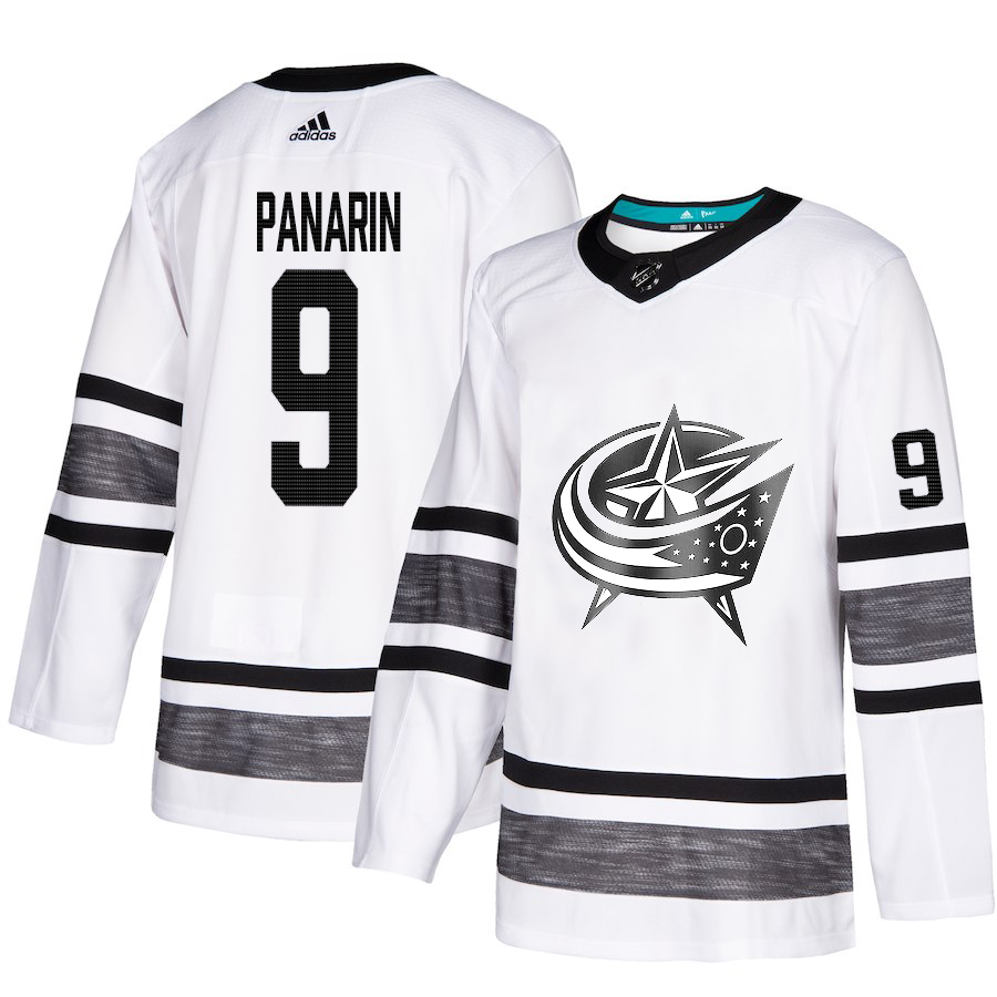 Adidas Blue Jackets #9 Artemi Panarin White 2019 All-Star Game Parley Authentic Stitched NHL Jersey Adidas Blue Jackets #9 Artemi Panarin White 2019 All-Star Game Parley Authentic Stitched NHL Jersey