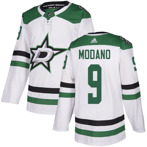 Adidas Stars #9 Mike Modano White Road Authentic Stitched NHL Jersey Adidas Stars #9 Mike Modano White Road Authentic Stitched NHL Jersey