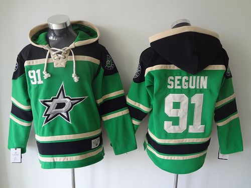 Stars #91 Tyler Seguin Green Sawyer Hooded Sweatshirt Stitched NHL Jersey Stars #91 Tyler Seguin Green Sawyer Hooded Sweatshirt Stitched NHL Jersey