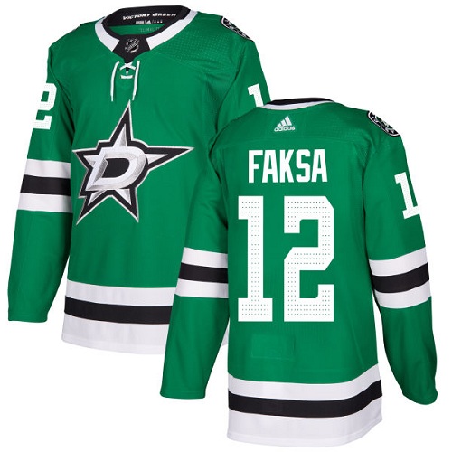 Adidas Stars #12 Radek Faksa Green Home Authentic Stitched NHL Jersey Adidas Stars #12 Radek Faksa Green Home Authentic Stitched NHL Jersey