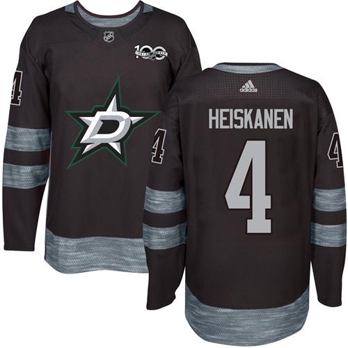 Adidas Stars #4 Miro Heiskanen Black 1917-2017 100th Anniversary Stitched NHL Jersey Adidas Stars #4 Miro Heiskanen Black 1917-2017 100th Anniversary Stitched NHL Jersey