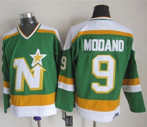 Stars #9 Mike Modano Stitched Green CCM Throwback NHL Jersey Stars #9 Mike Modano Stitched Green CCM Throwback NHL Jersey