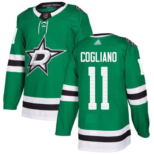 Adidas Stars #11 Andrew Cogliano Green Home Authentic Stitched NHL Jersey Adidas Stars #11 Andrew Cogliano Green Home Authentic Stitched NHL Jersey