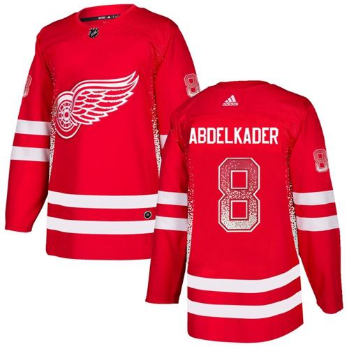 Adidas Red Wings #8 Justin Abdelkader Red Home Authentic Drift Fashion Stitched NHL Jersey Adidas Red Wings #8 Justin Abdelkader Red Home Authentic Drift Fashion Stitched NHL Jersey